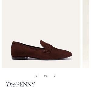 Margaux Suede Penny Loafers